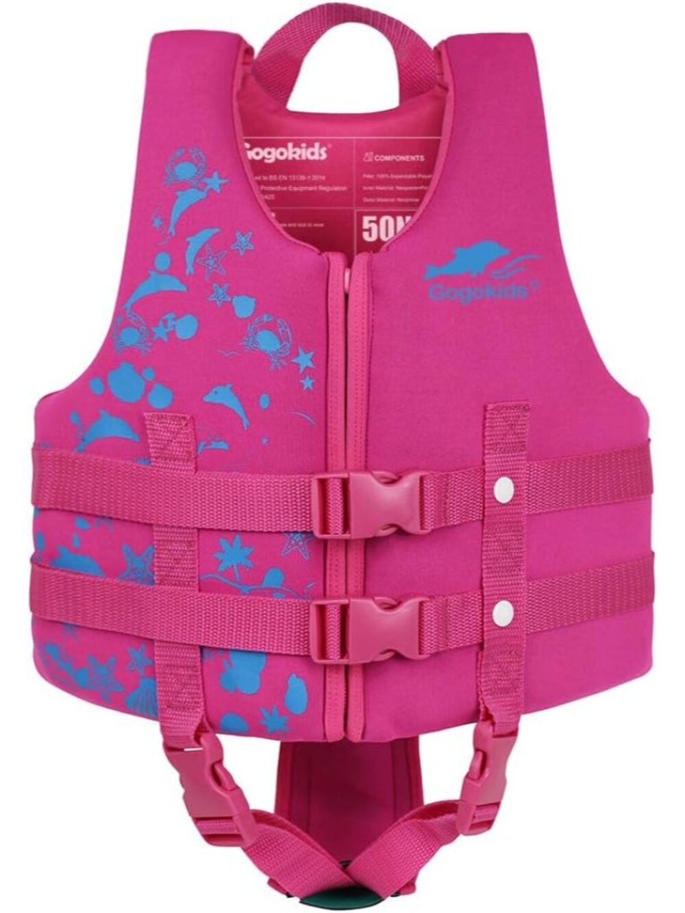 Toddler Swim Vest, Kids Floaties – Boys & Girls Buoyancy Jacket for Pool & Beach